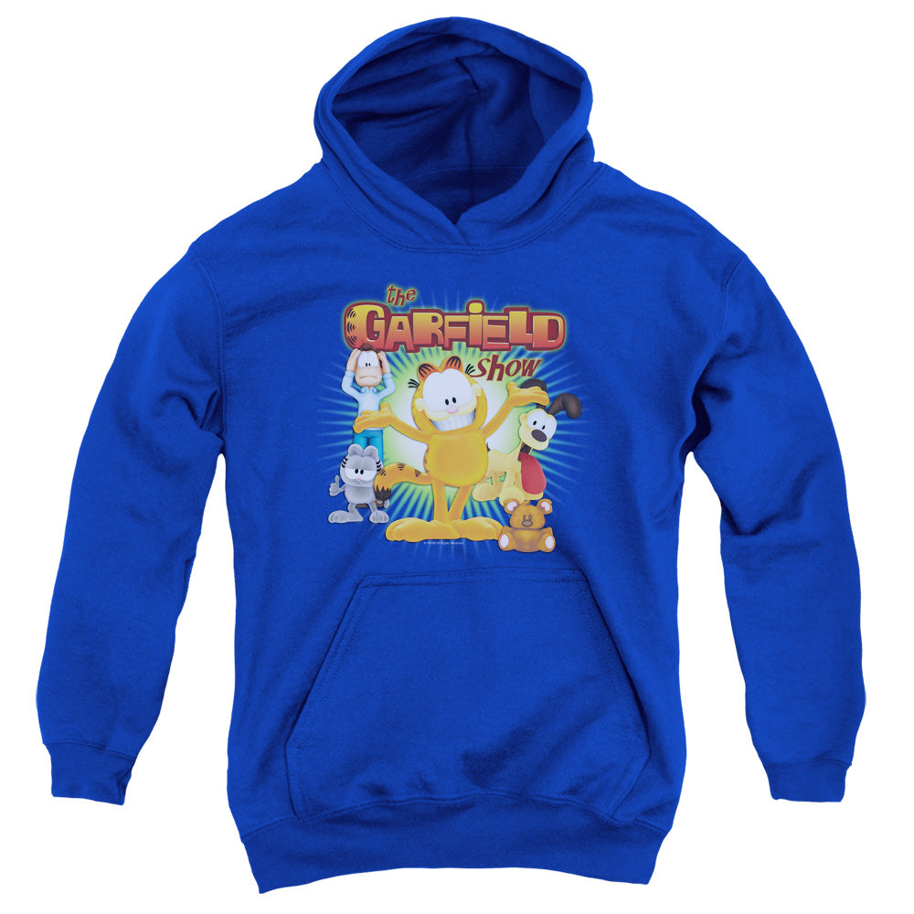 Garfield The Garfield Show-youth Pull-over Hoodie - Royal