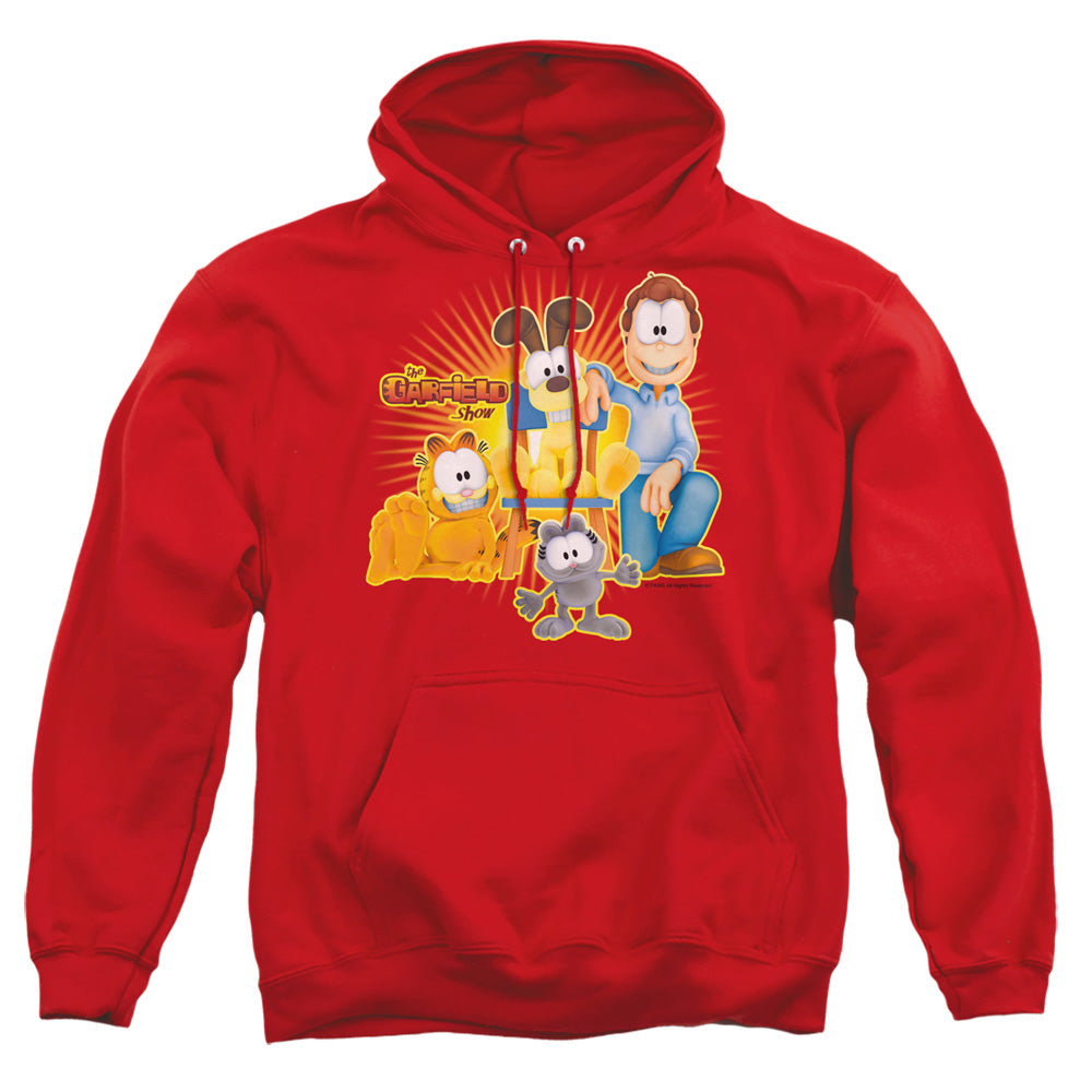 Garfield - Say Cheese - Adult Pull-over Hoodie - Red