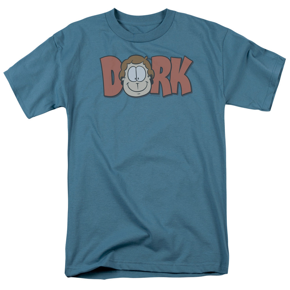 Garfield - Dork - Short Sleeve Adult 18/1 - Slate T-shirt