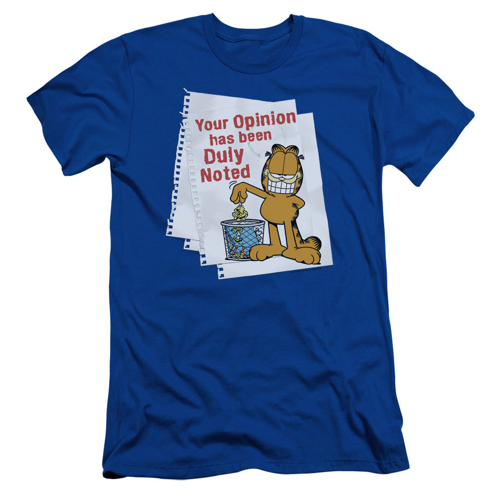 GARFIELD DULY NOTED - S/S ADULT 30/1 - ROYAL BLUE T-Shirt