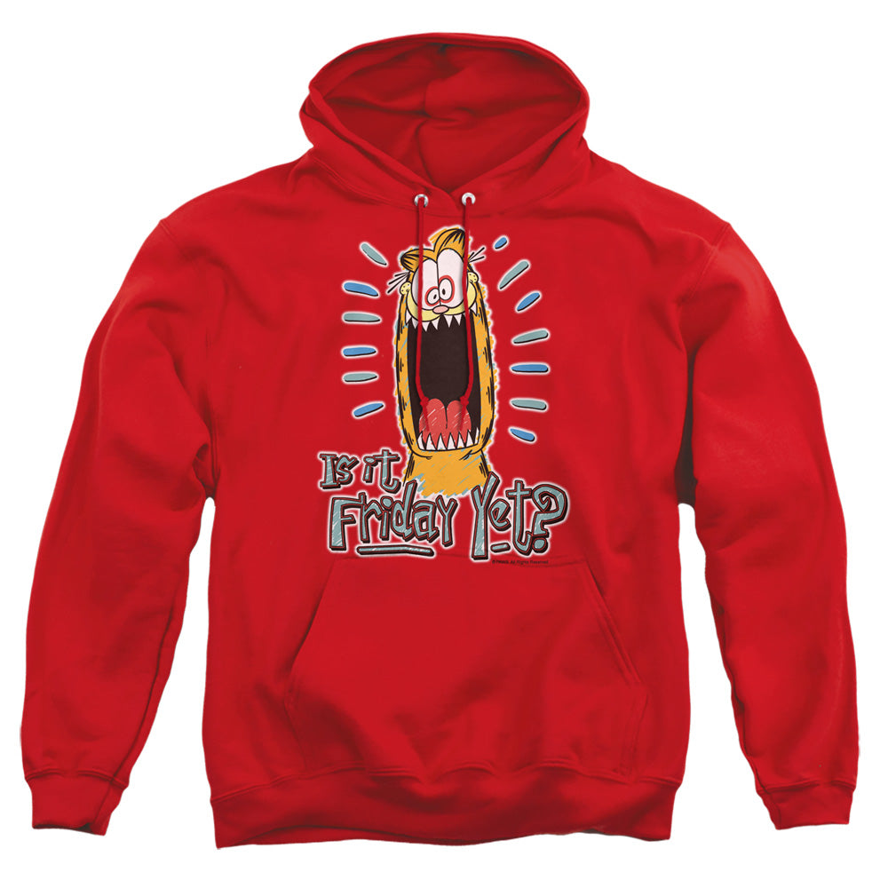 Garfield - Friday - Adult Pull-over Hoodie - Red