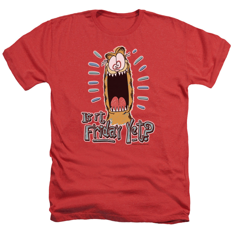 Garfield - Friday - Adult Heather - Red