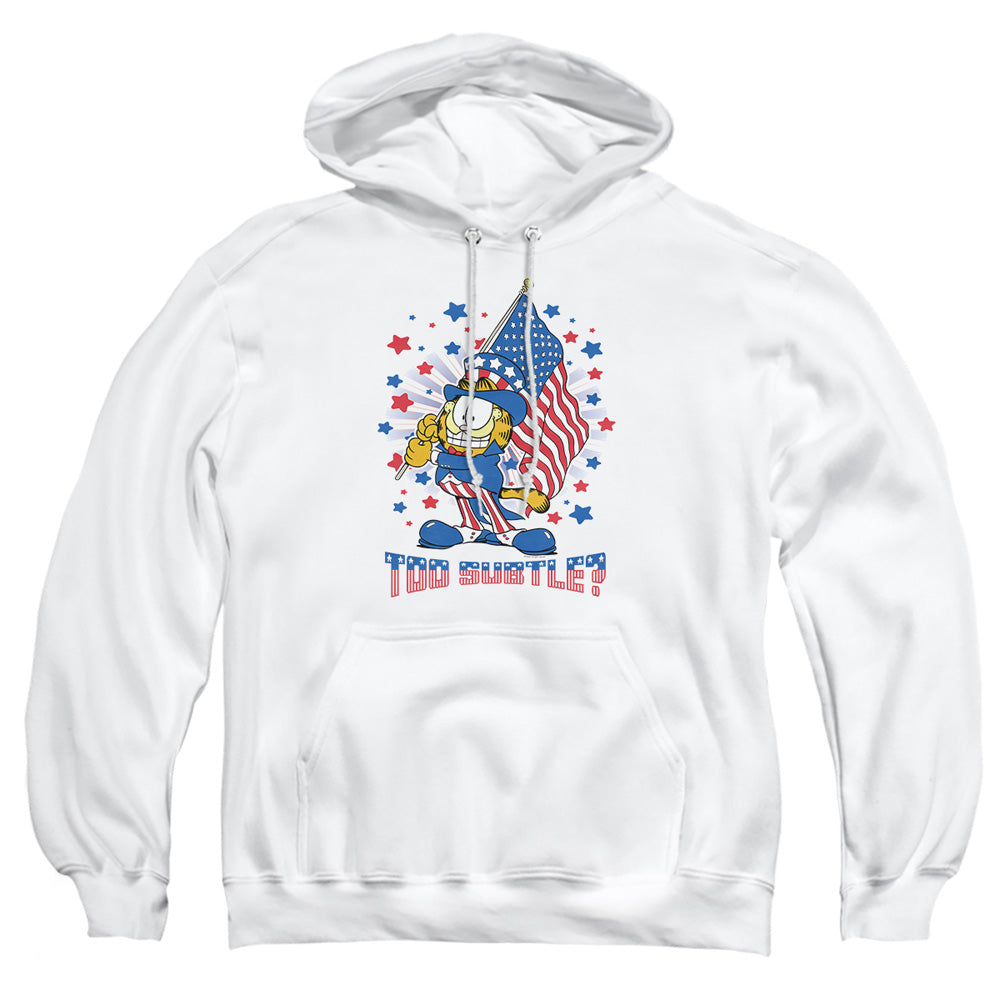 Garfield - Subtle - Adult Pull-over Hoodie - White