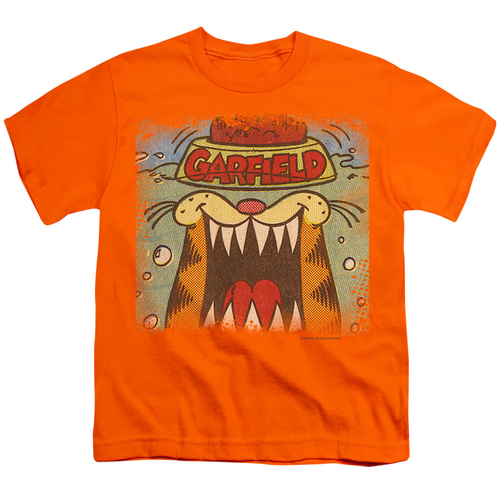 Garfield - From The Depths - Short Sleeve Youth 18/1 - Orange T-shirt