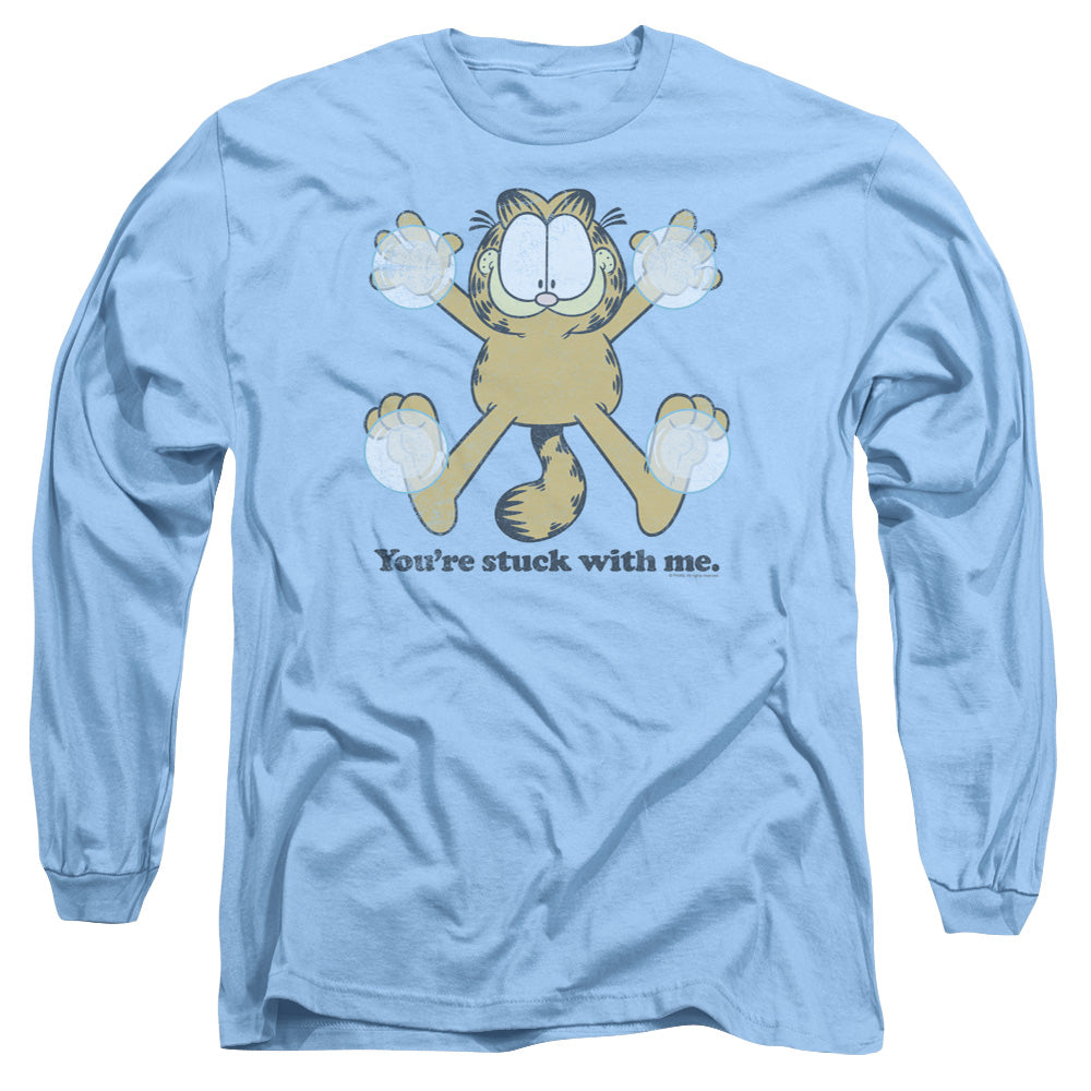 GARFIELD STUCK - L/S ADULT 18/1 - CAROLINA BLUE T-Shirt