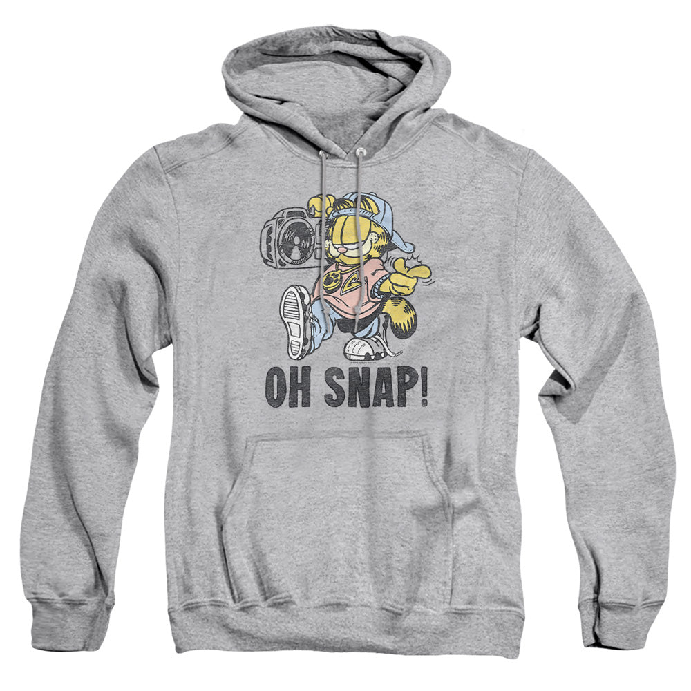 Garfield - Oh Snap - Adult Pull-over Hoodie - Athletic Heather
