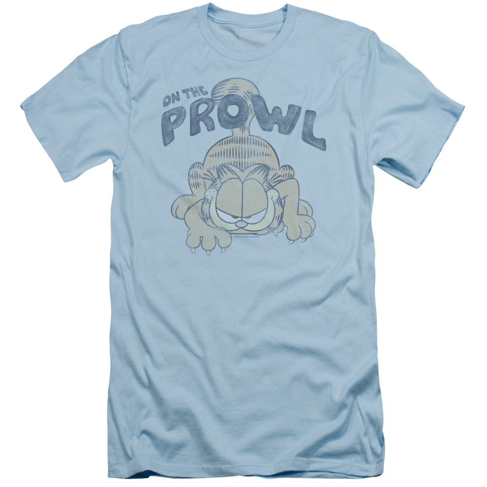 Garfield - Prowl - Short Sleeve Adult 30/1 - Light Blue T-shirt