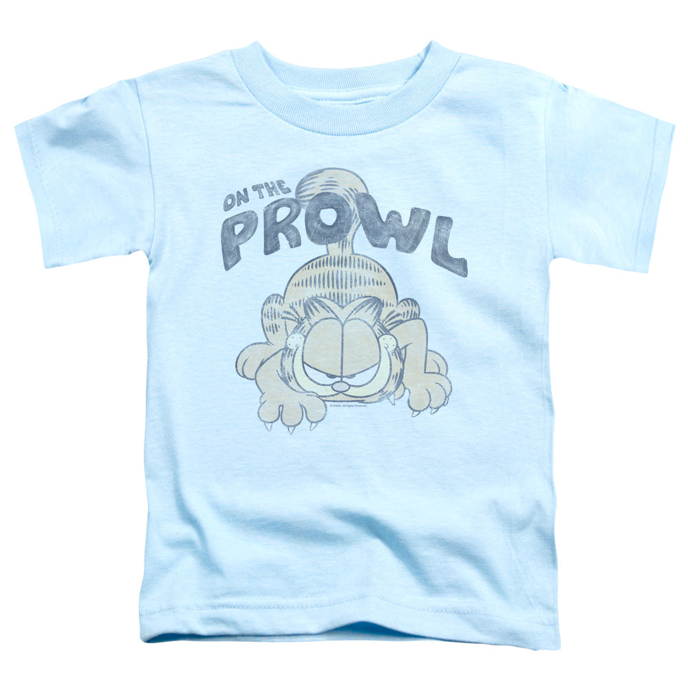 Garfield - Prowl - Short Sleeve Toddler Tee - Light Blue T-shirt