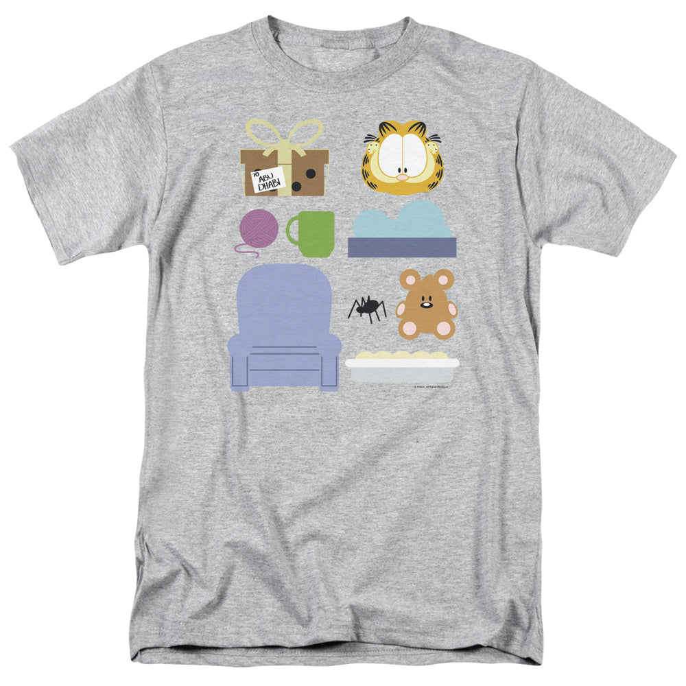 Garfield - Gift Set - Short Sleeve Adult 18/1 - Athletic Heather T-shirt