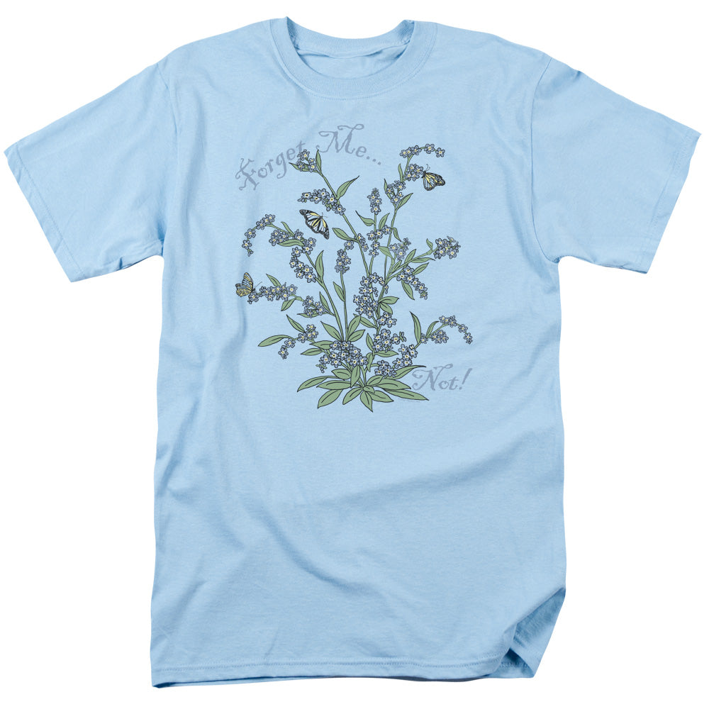 Garden - Forget Me Not - Short Sleeve Adult 18/1 - Light Blue T-shirt