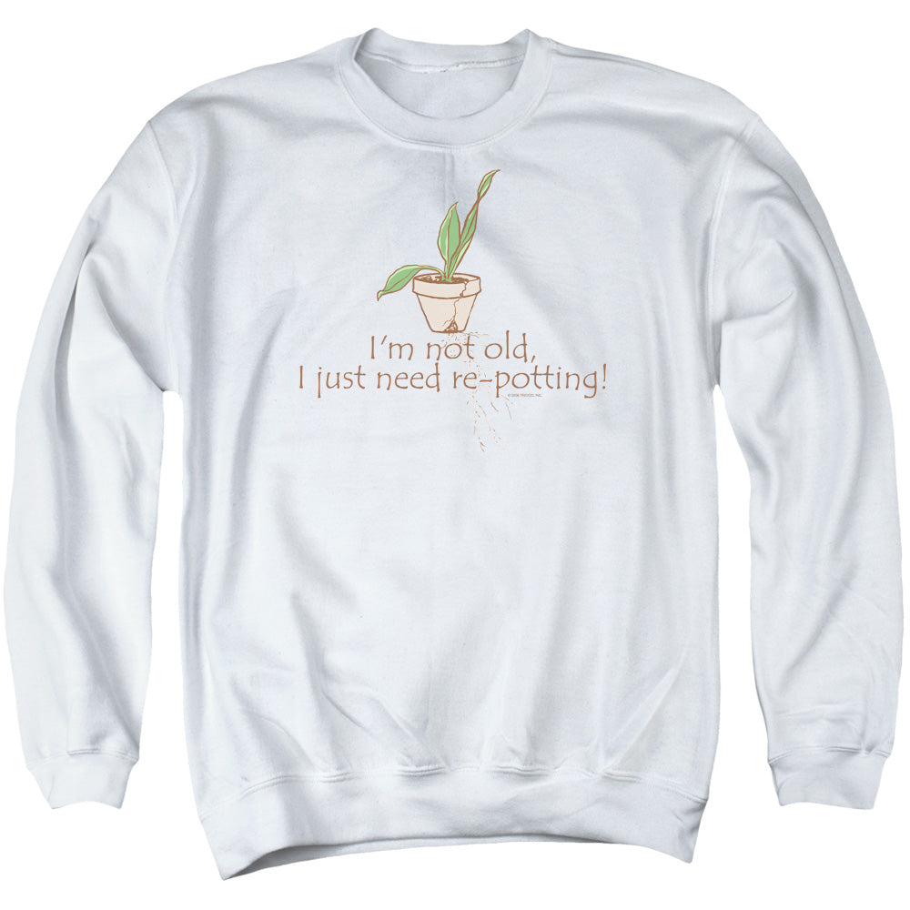 Garden - Old Gardener - Adult Crewneck Sweatshirt - White