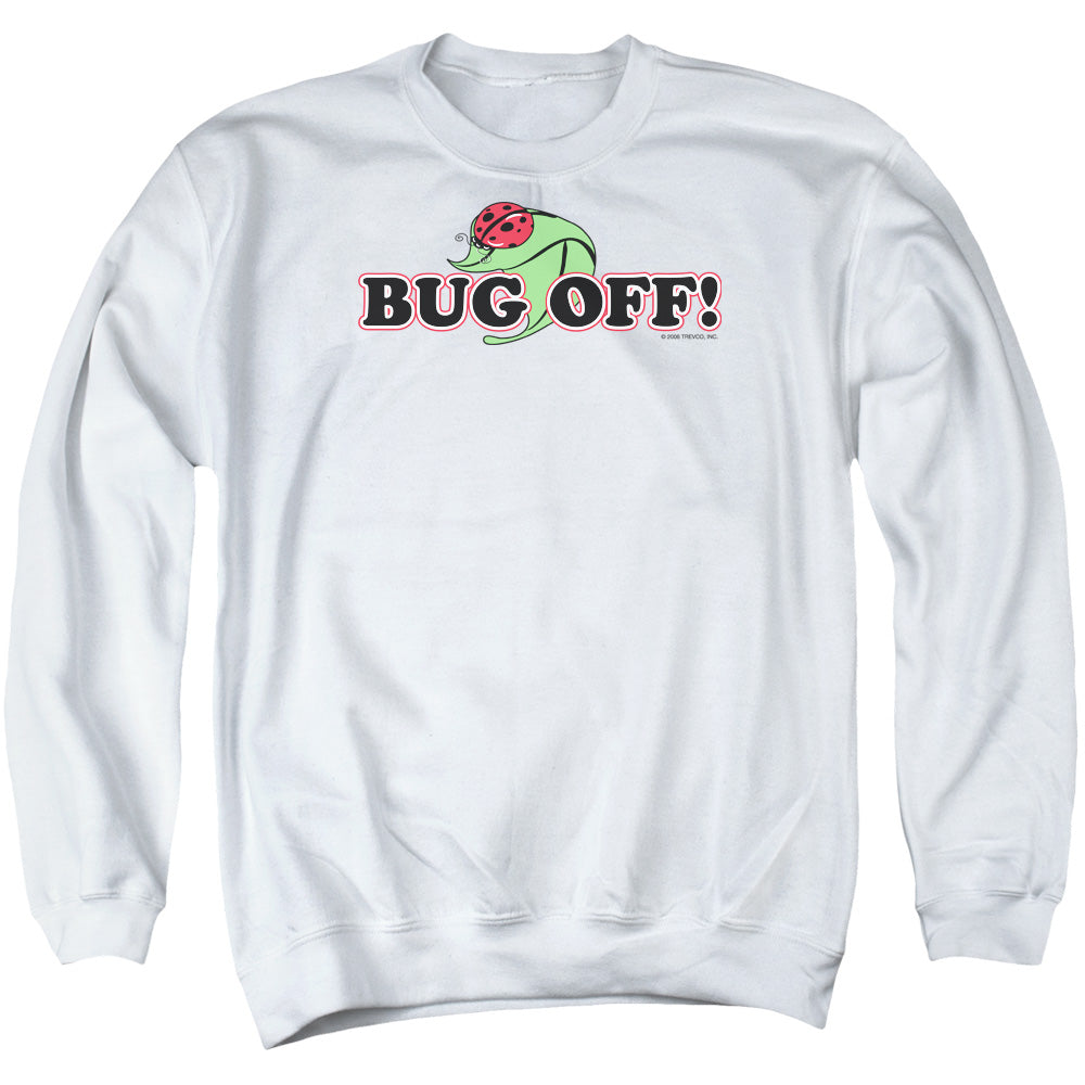 Garden - Bug Off - Adult Crewneck Sweatshirt - White