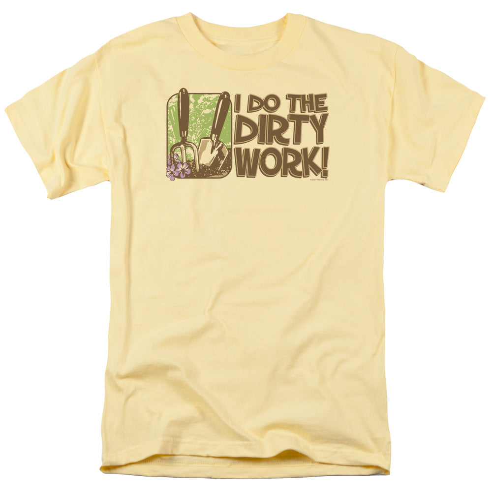 Garden - Dirty Work - Short Sleeve Adult 18/1 - Banana T-shirt