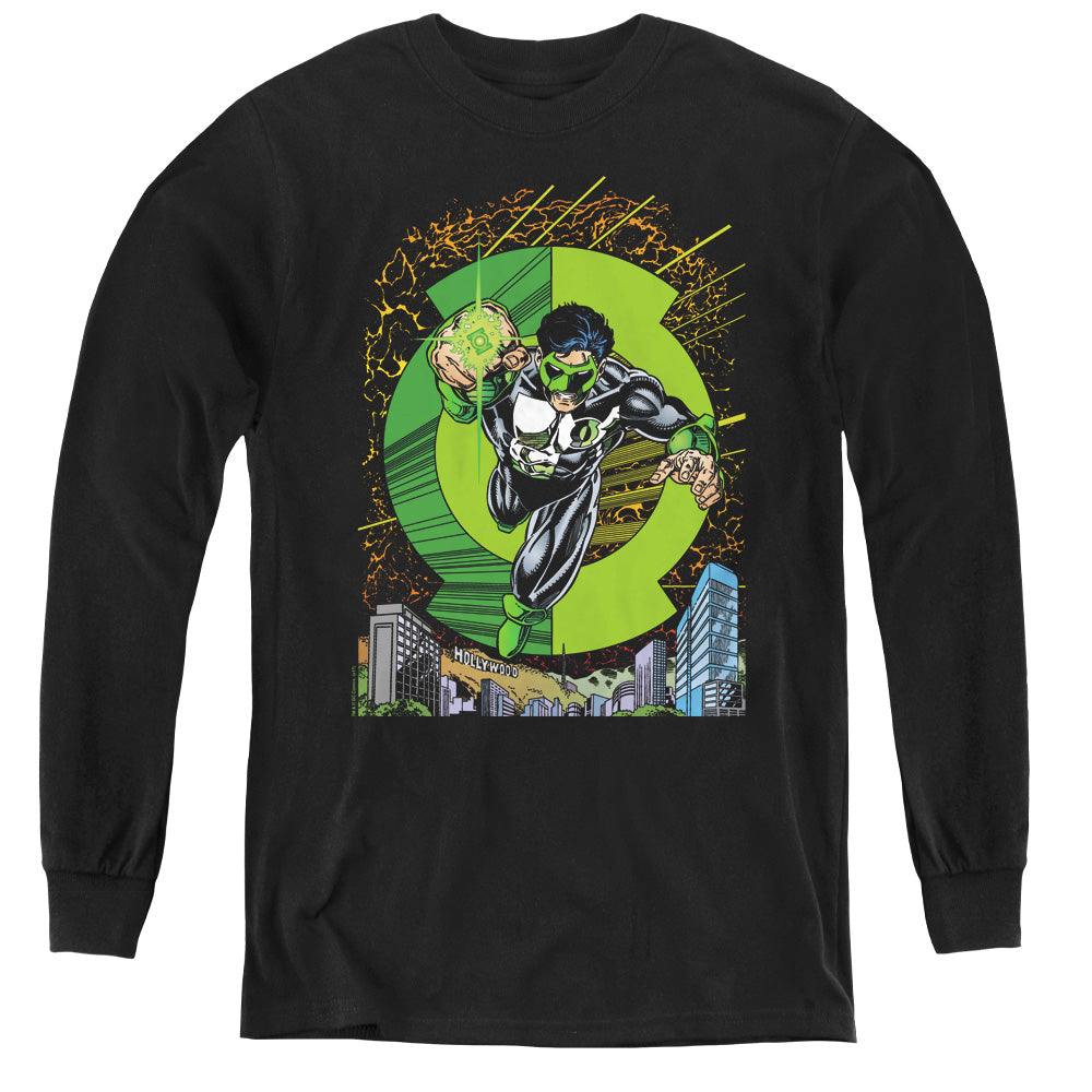 Green Lantern - Gl #51 Cover - Youth Long Sleeve Tee - Black