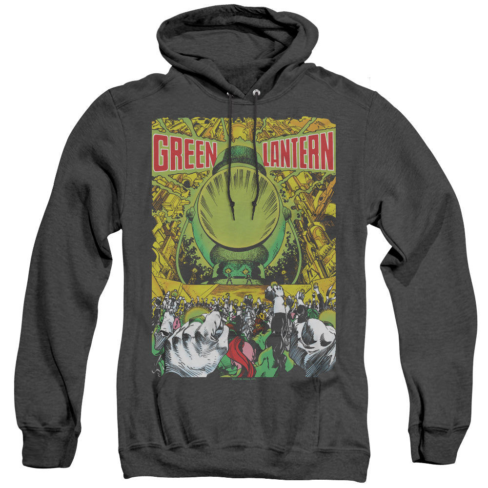 Green Lantern - Gl #200 Cover - Adult Heather Hoodie - Black