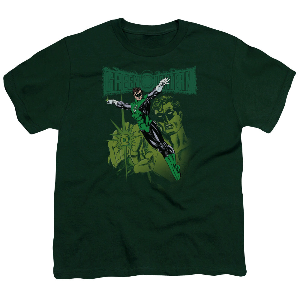 Green Lantern - Gl#166 Cover - Short Sleeve Youth 18/1 - Hunter Green T-shirt