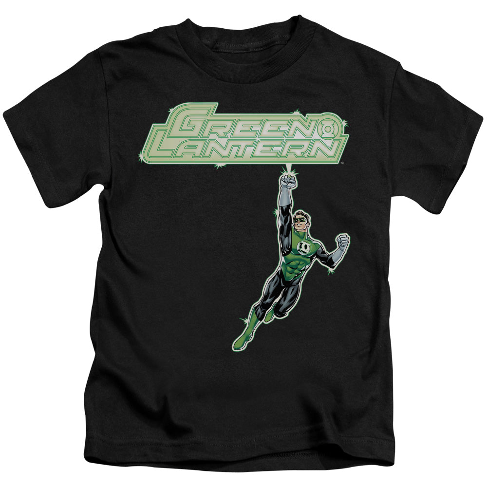 GREEN LANTERN ENERGY CONSTRUCT LOGO - S/S JUVENILE 18/1 - BLACK - T-Shirt