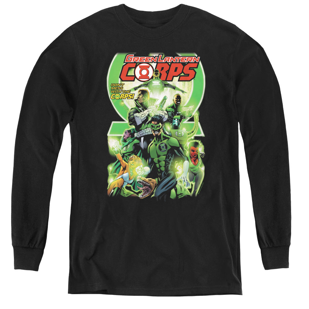 Green Lantern - Gl Corps #25 Cover - Youth Long Sleeve Tee - Black