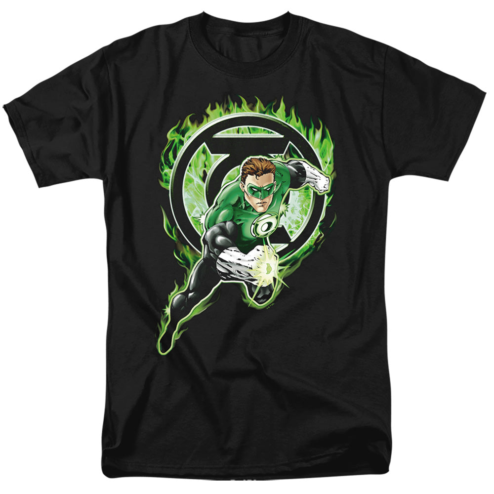 Green Lantern - Space Cop - Short Sleeve Adult 18/1 - Black T-shirt