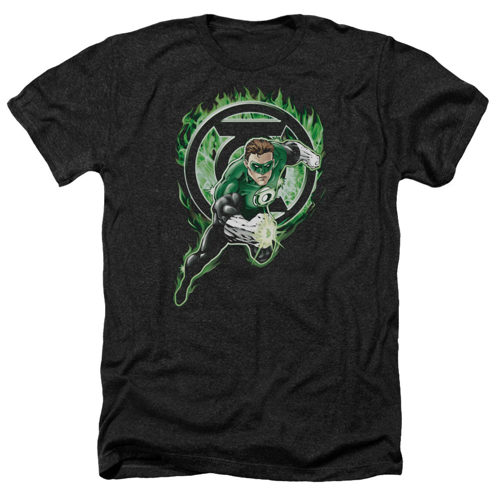 Green Lantern - Space Cop - Adult Heather-black