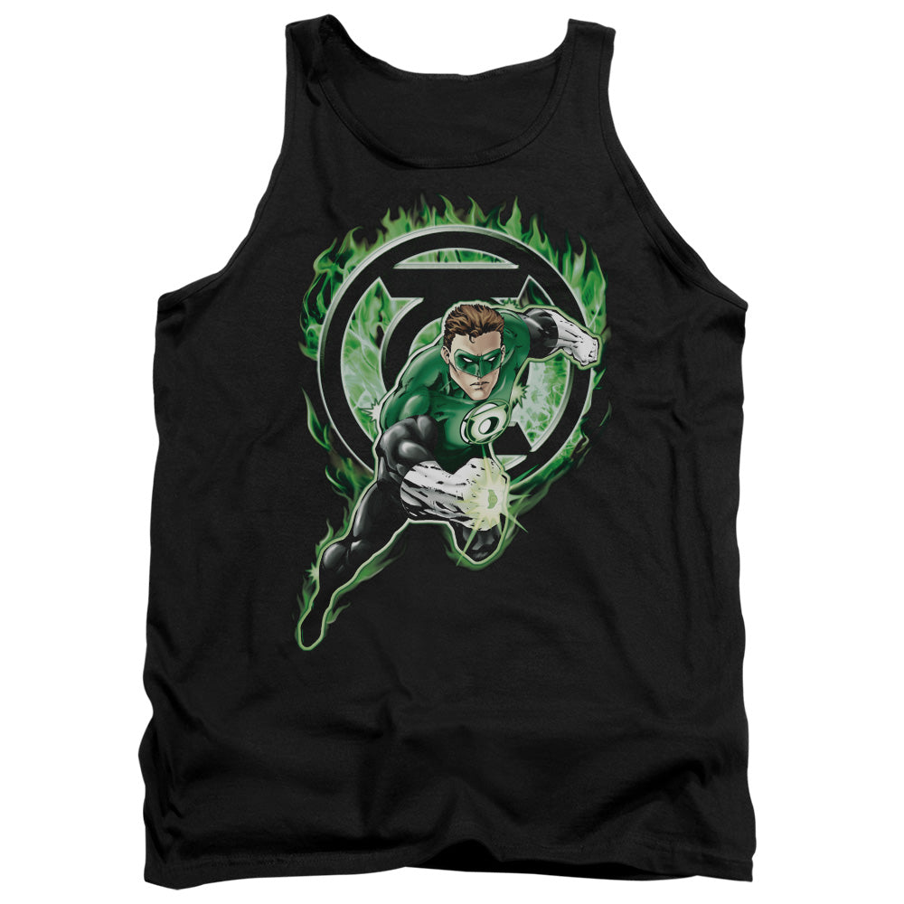 Green Lantern - Space Cop - Adult Tank - Black