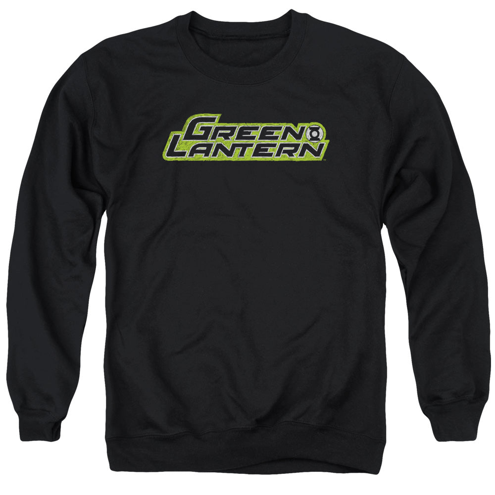 Green Lantern - Scribble Title - Adult Crewneck Sweatshirt - Black