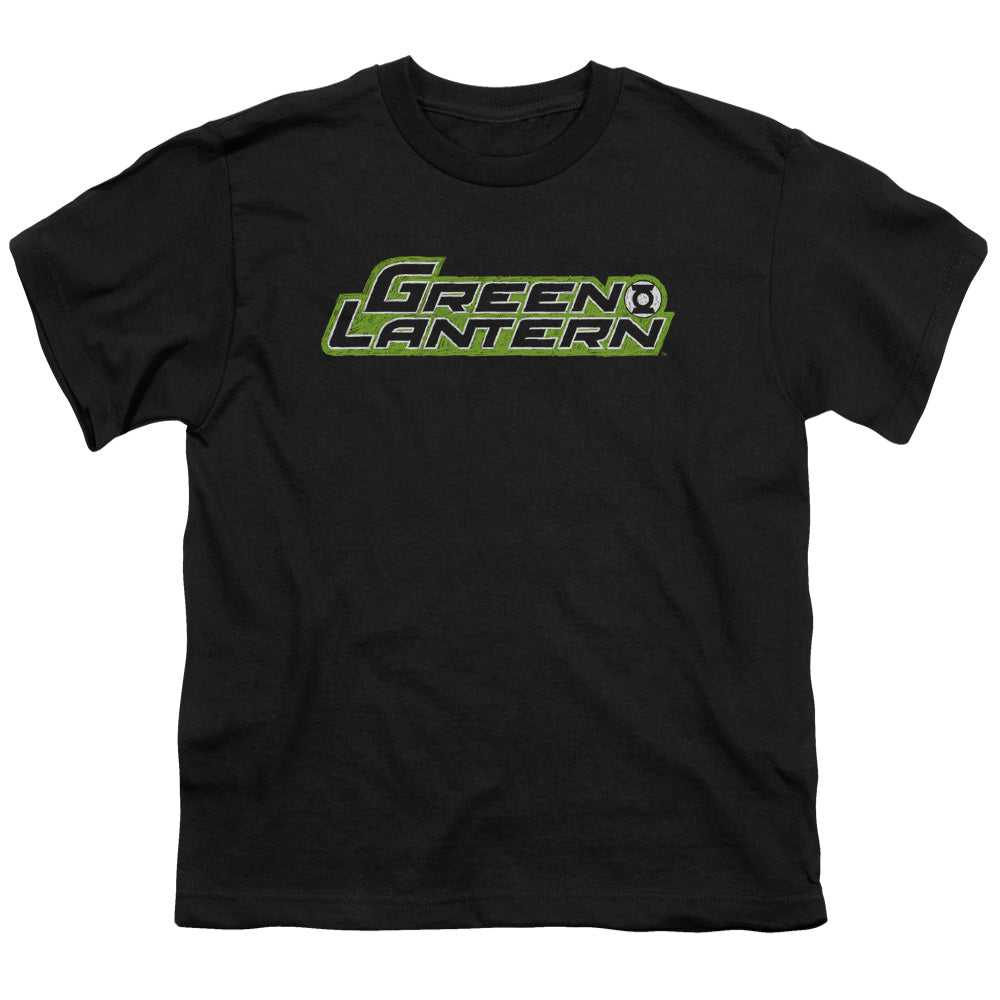 GREEN LANTERN SCRIBBLE TITLE - S/S YOUTH 18/1 - BLACK T-Shirt