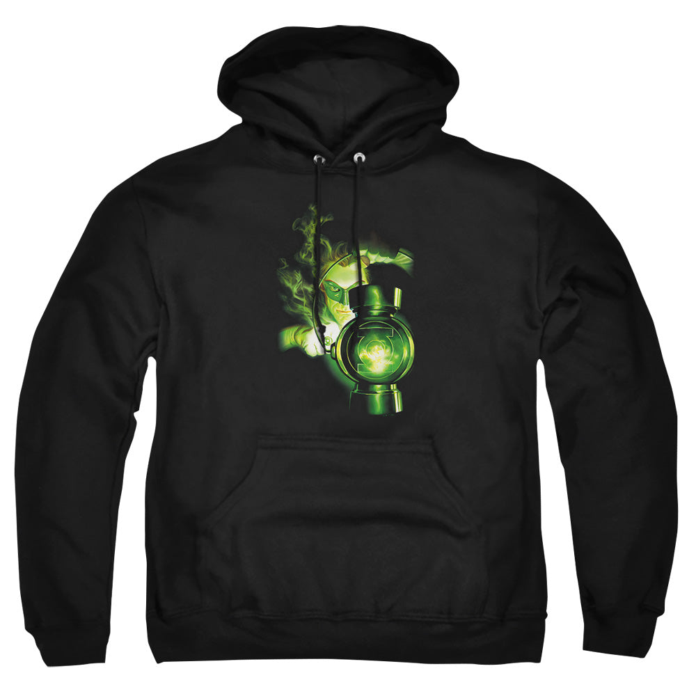 Green Lantern - Lantern Light - Adult Pull-over Hoodie - Black