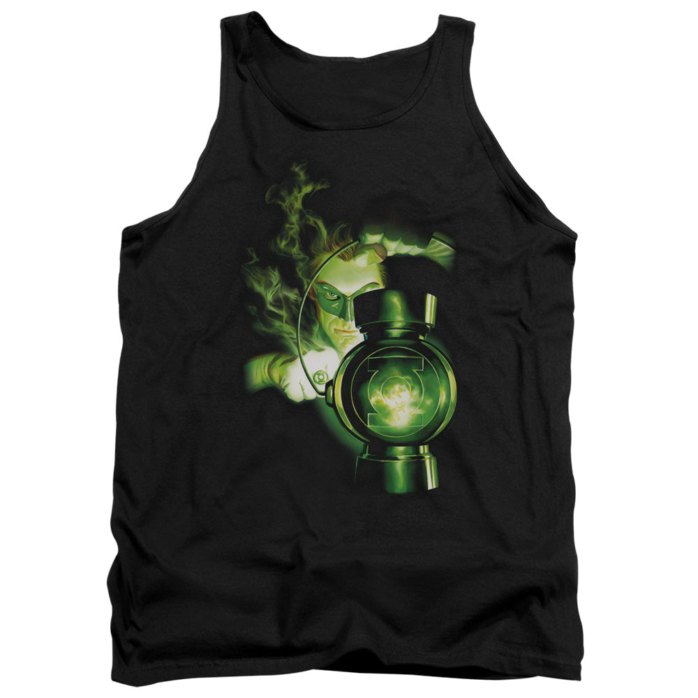 Green Lantern - Lantern Light - Adult Tank - Black