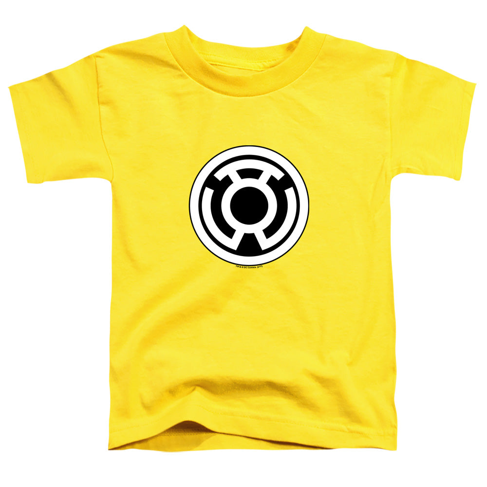 Green Lantern - Sinestro Corps Logo - Short Sleeve Toddler Tee - Yellow T-shirt