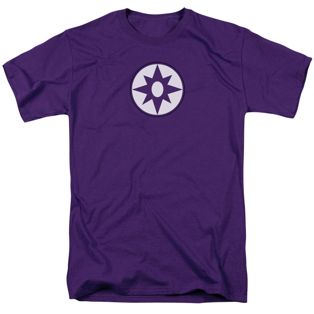 Green Lantern - Star Sapphire Logo - Short Sleeve Adult 18/1 - Purple T-shirt