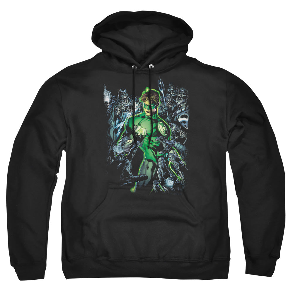 Green Lantern - Surrounded By Death - Adult Pull-over Hoodie - Black
