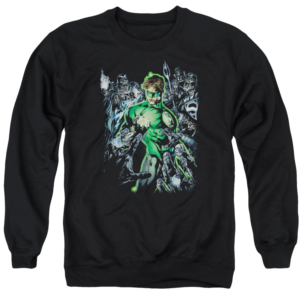 Green Lantern - Surrounded By Death - Adult Crewneck Sweatshirt - Black