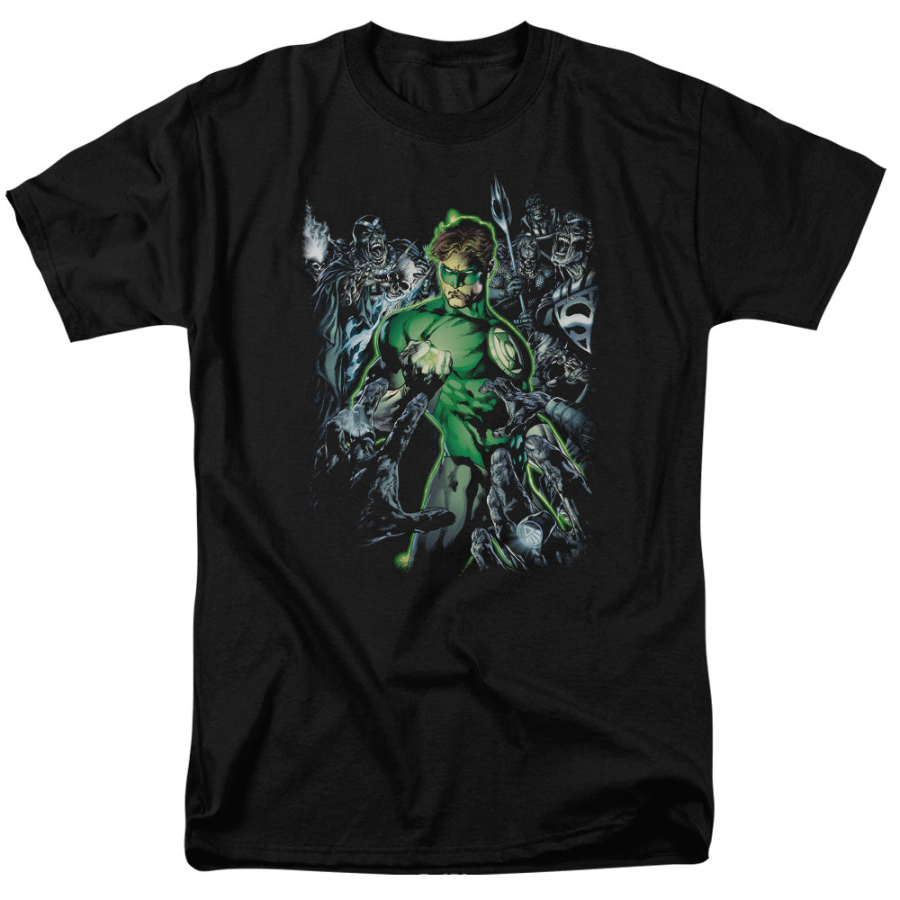 Green Lantern - Surrounded By Death - Short Sleeve Adult 18/1 - Black T-shirt