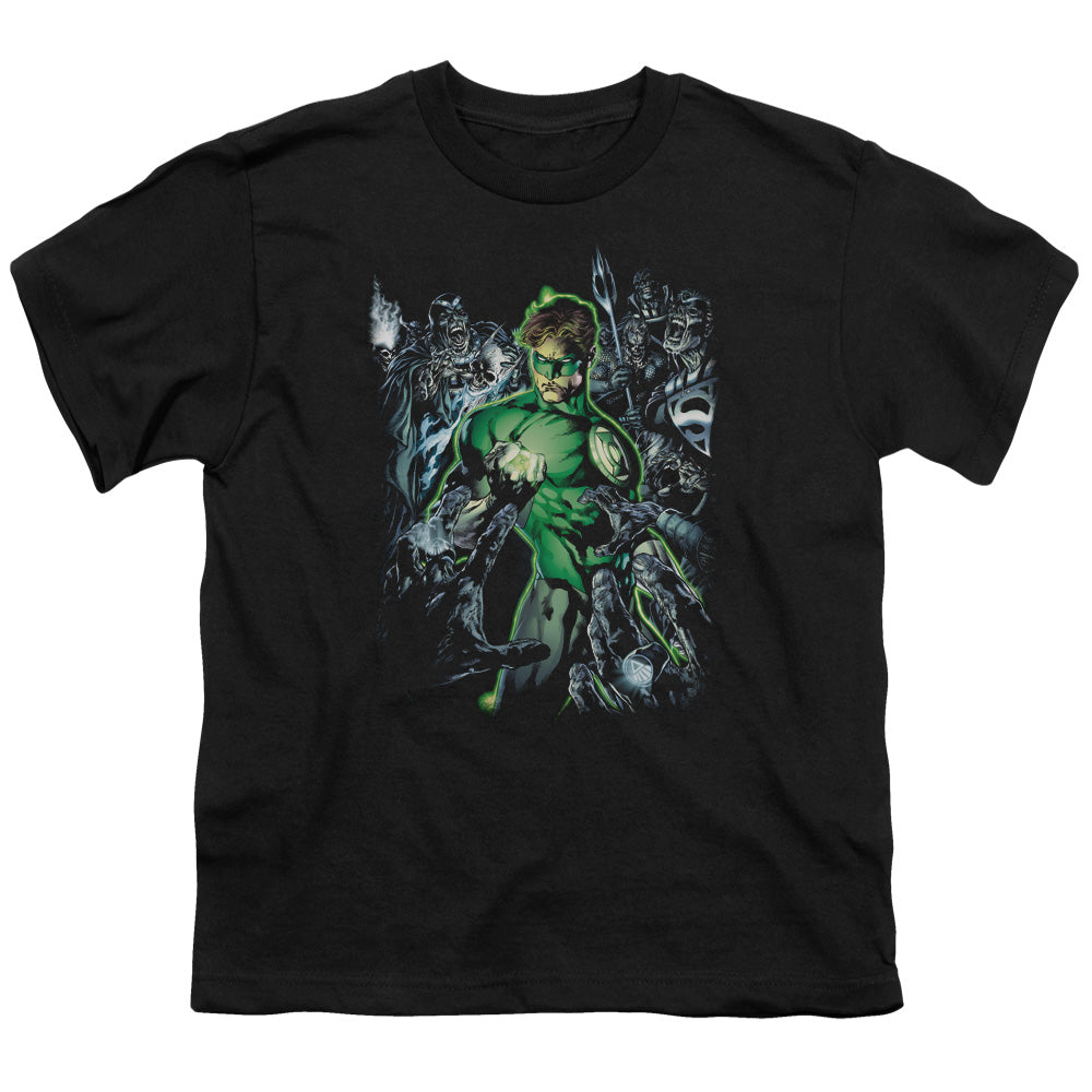 Green Lantern - Surrounded By Death - Short Sleeve Youth 18/1 - Black T-shirt