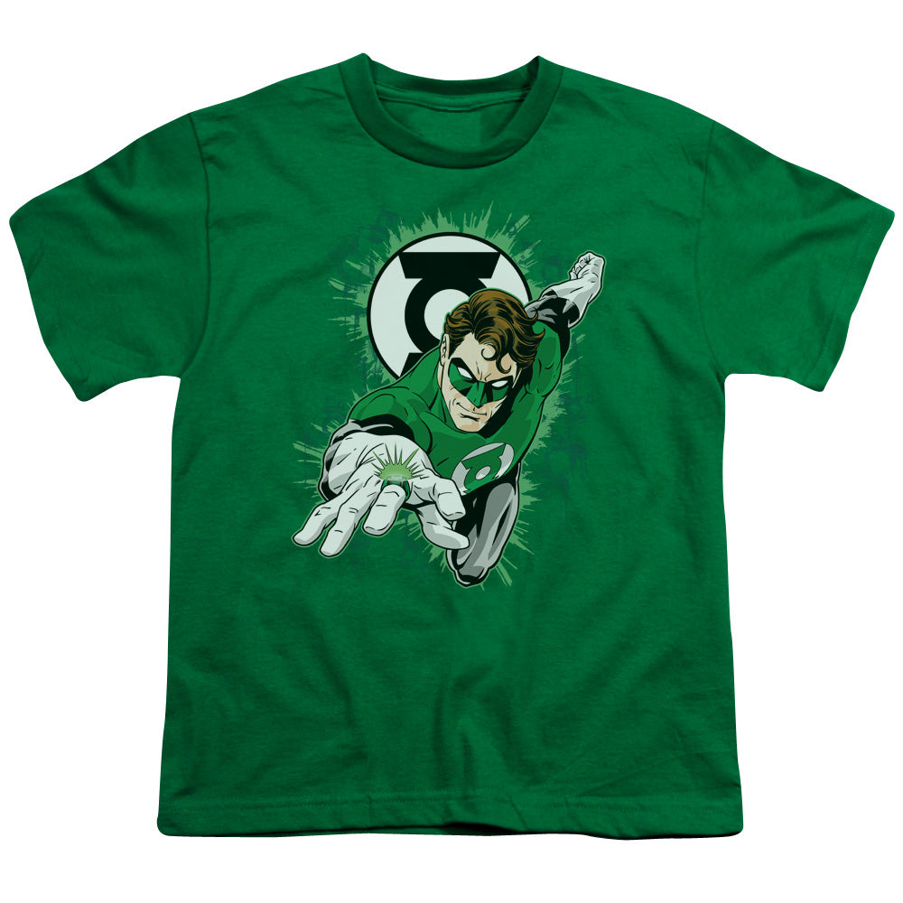Gl - Ring First - Short Sleeve Youth 18/1 - Kelly Green T-shirt