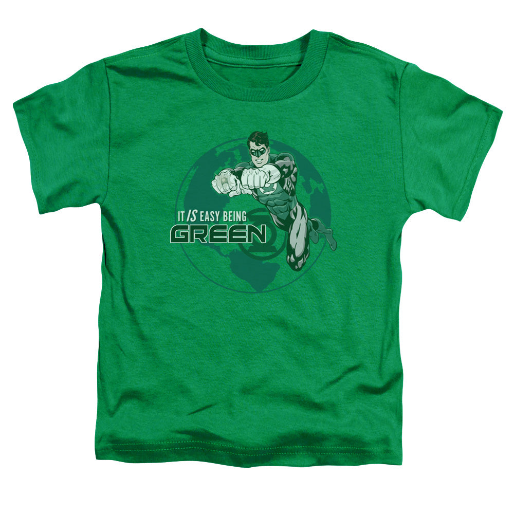 Gl - Easy Being Green - Short Sleeve Toddler Tee - Kelly Green T-shirt