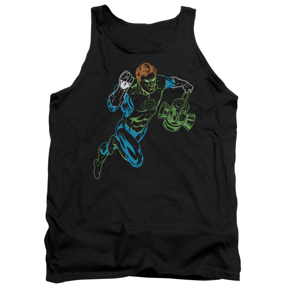 Gl - Neon Lantern - Adult Tank - Black