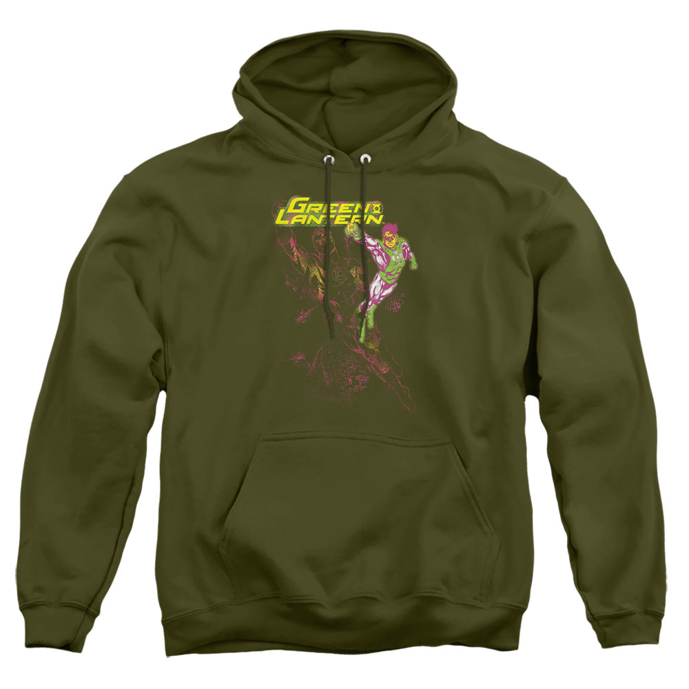 Gl - Lantern Spray - Adult Pull-over Hoodie - Military Green