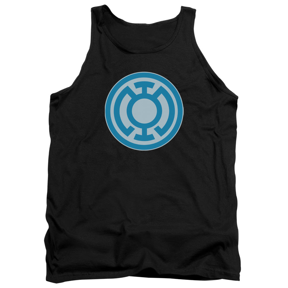 Green Lantern - Blue Symbol - Adult Tank - Black