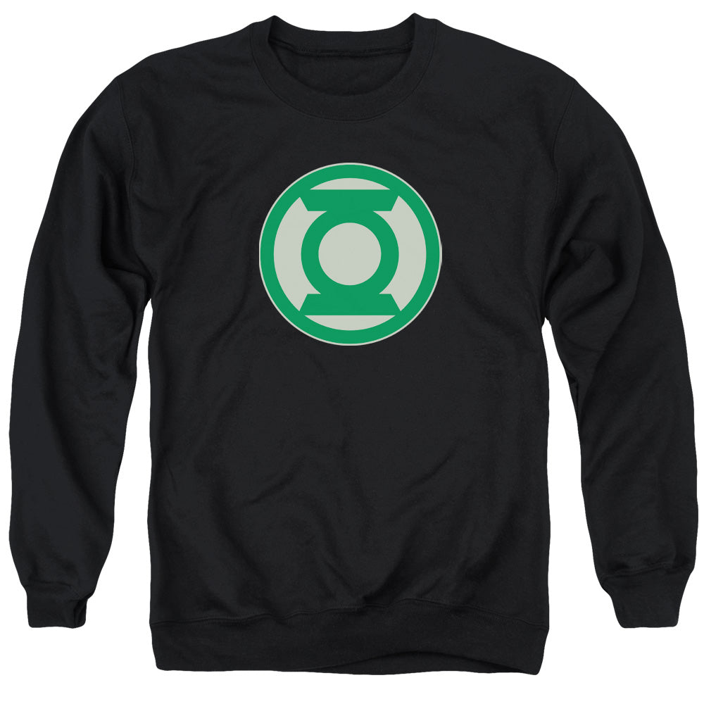 Green Lantern - Green Symbol - Adult Crewneck Sweatshirt - Black