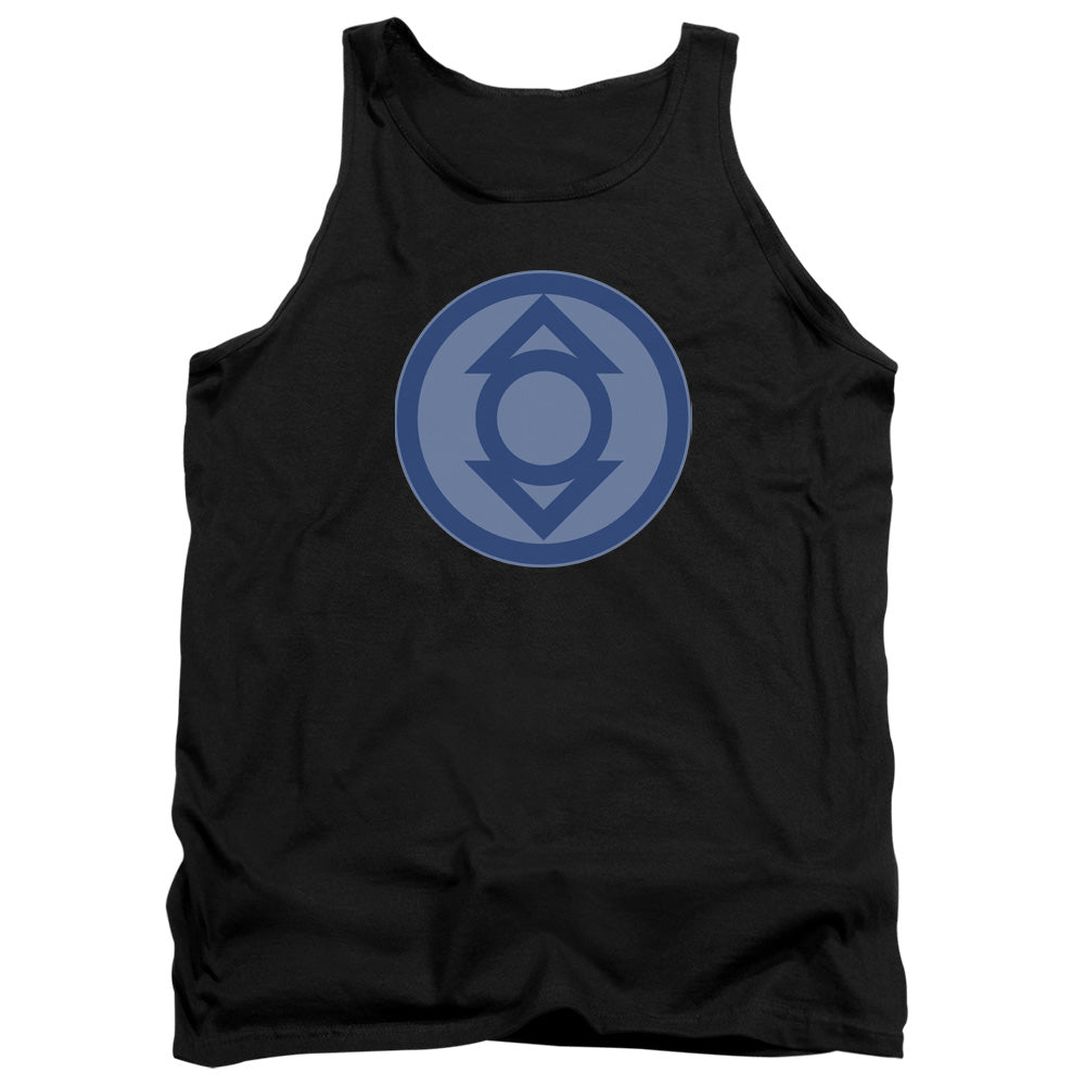Green Lantern - Indigo Symbol - Adult Tank - Black