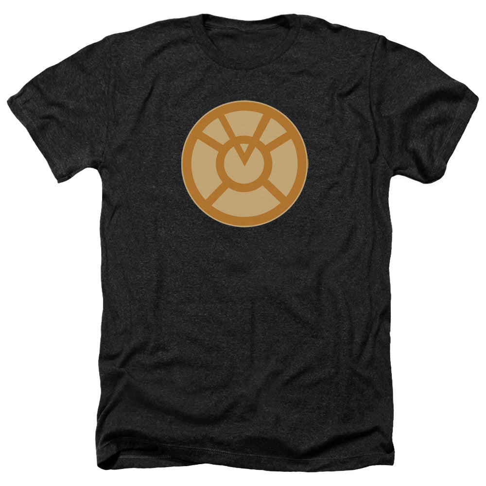 Green Lantern - Orange Symbol - Adult Heather-black