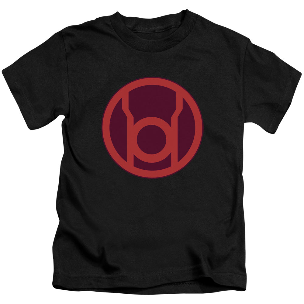 GREEN LANTERN RED SYMBOL - S/S JUVENILE 18/1 - BLACK - T-Shirt