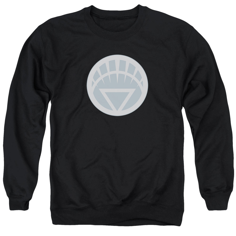 Green Lantern - White Symbol - Adult Crewneck Sweatshirt - Black