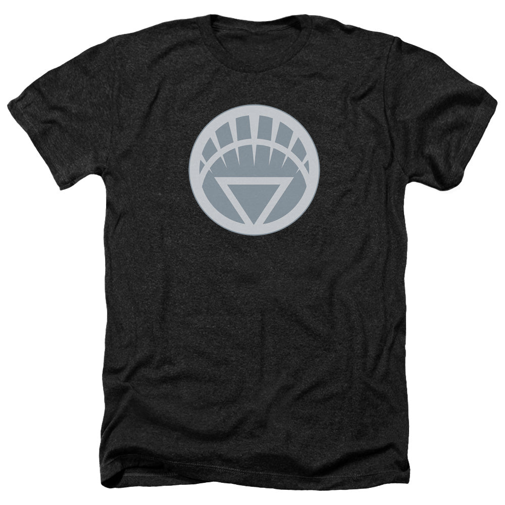 Green Lantern - White Symbol - Adult Heather-black
