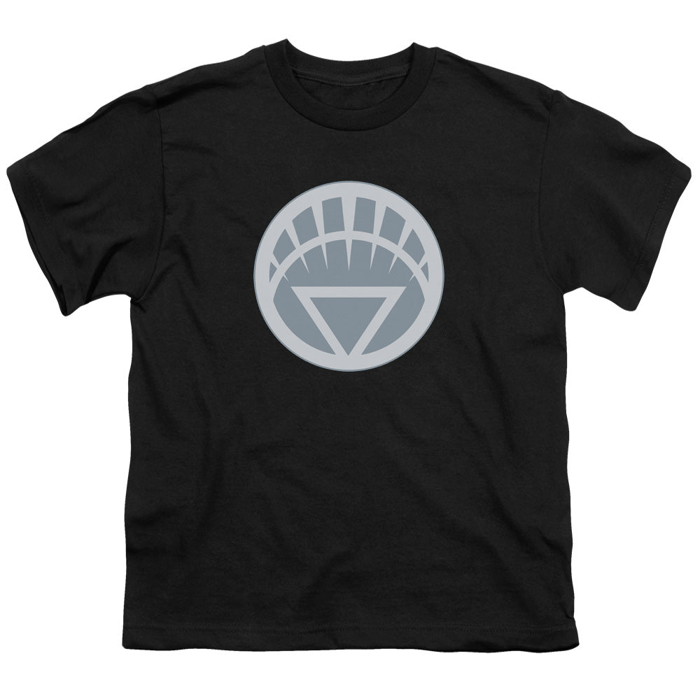 Green Lantern - White Symbol - Short Sleeve Youth 18/1 - Black T-shirt