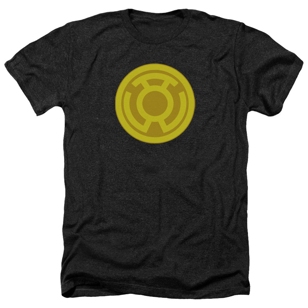 Green Lantern - Yellow Symbol - Adult Heather-black