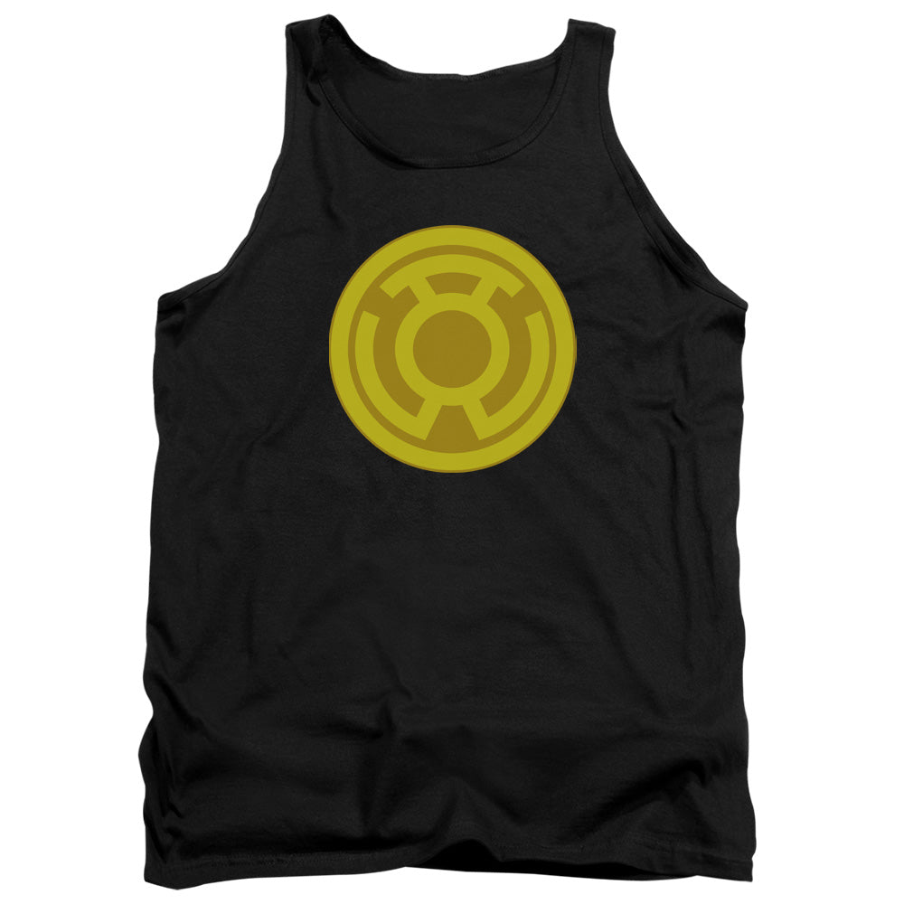 Green Lantern - Yellow Symbol - Adult Tank - Black
