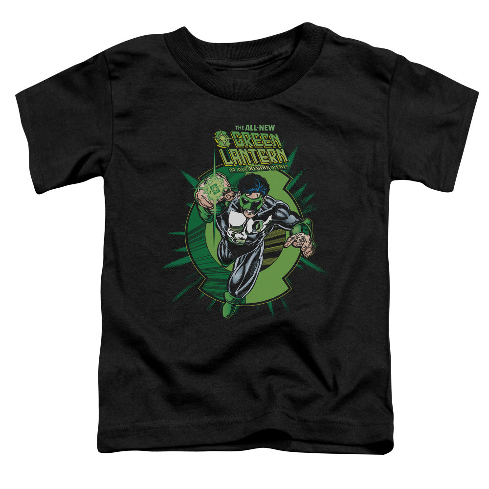 Green Lantern - Rayner Cover - Short Sleeve Toddler Tee - Black T-shirt